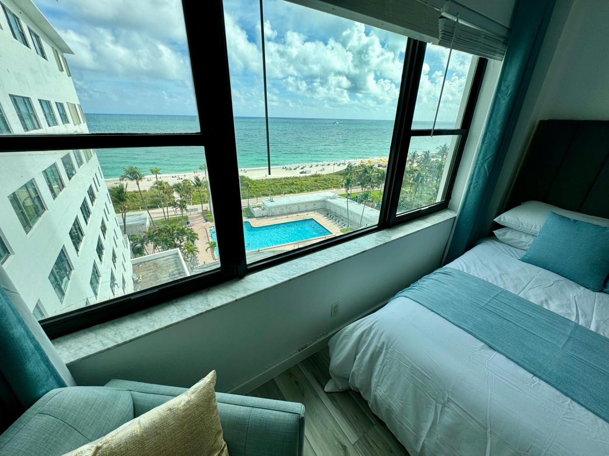 Directly On The Beach With Pool & Ocean View Miami Beach Esterno foto